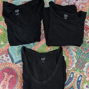 GAP Black Women's Short-Sleeve Tees Trio